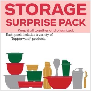 Tupperware Storage Surprise Pack